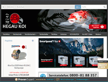 Tablet Screenshot of hegau-koishop.de